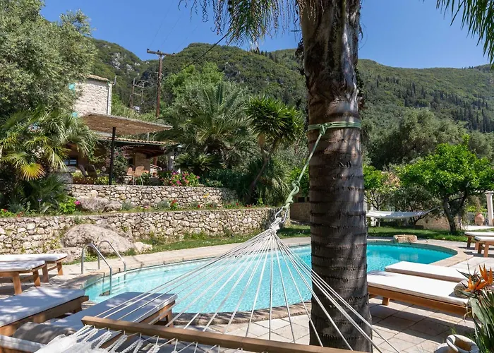 アパート Corfu Olivestone Village With Swimming Pool