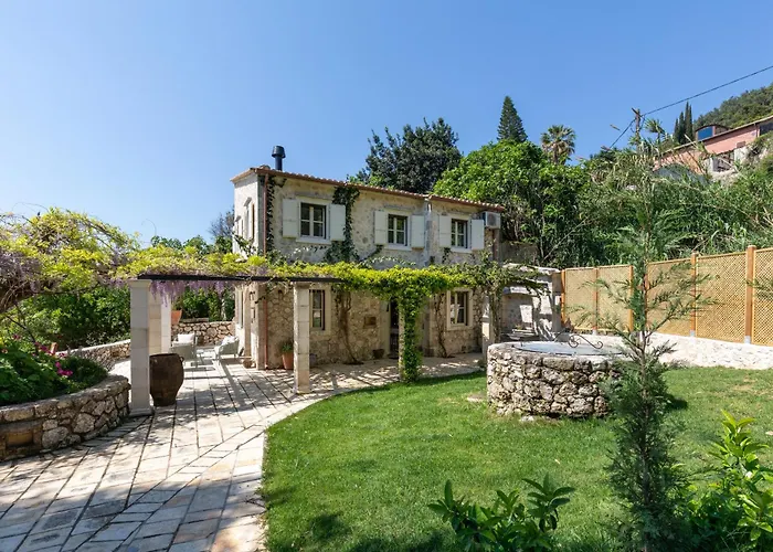公寓 Corfu Olivestone Village With Swimming Pool